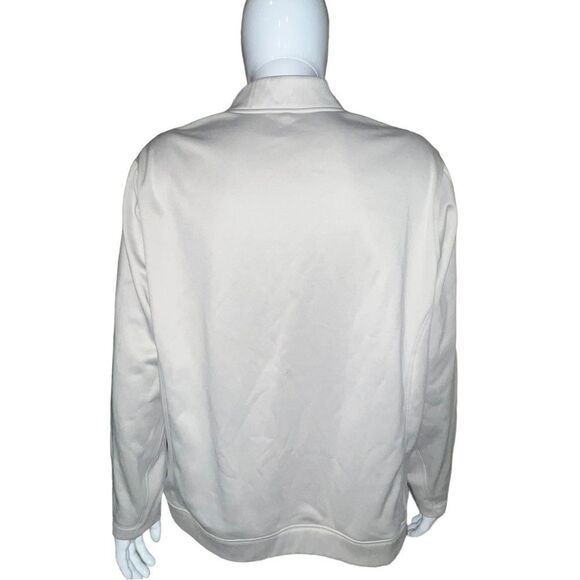 Nike Golf Tour Performance Half Zip Sweatshirt Cream Therma-Fit Mens Large EUC - Picture 2 of 8